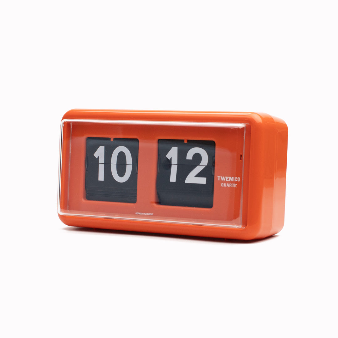 Flip Desk Clock | Orange