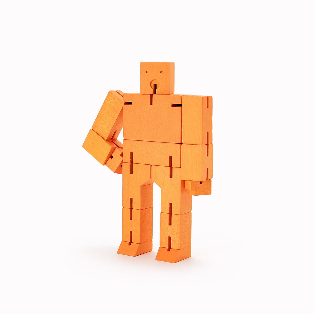 Cubebot | Robot Puzzle | Small | Orange