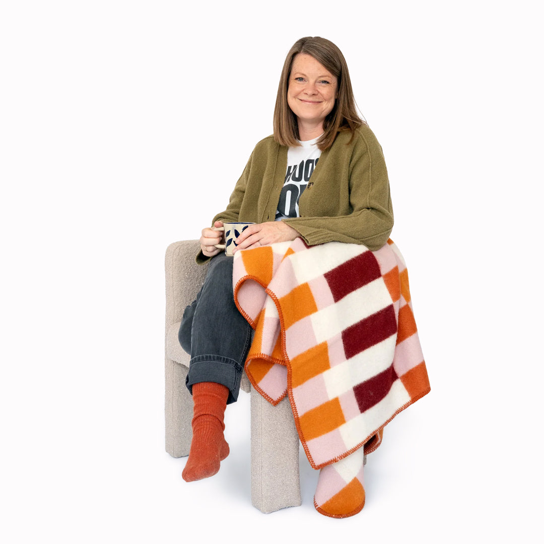 Studie Wool Blanket | Orange