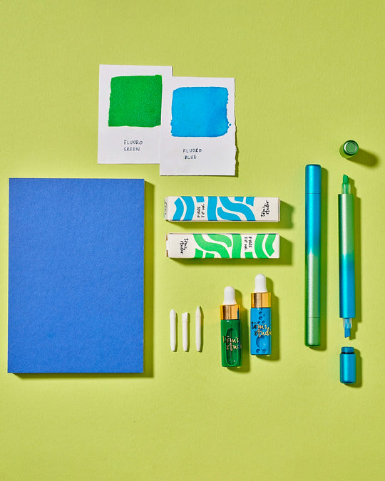 The Tom’s Studio Ori Highlighter is a refillable, modular highlighter pen designed for quick annotations to more expressive mark-making. 