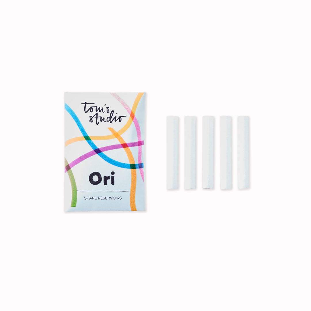 Replacement reservoirs for the Tom’s Studio Ori highlighter, designed to keep your pen performing consistently over time. Easy to swap out, they allow you to refresh your setup or switch between inks without interruption.