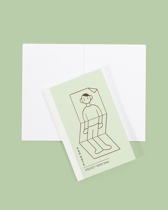 The folded-paper construction has another clever detail: remove a page and unfold it to reveal a sheet close to A5 size, giving you considerably more space than the compact notebook initially suggests