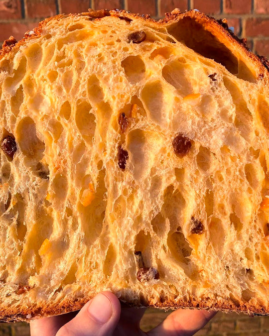 They have spent years perfecting a rich panettone, full of candied fruit and topped with almonds and sugar crystals.