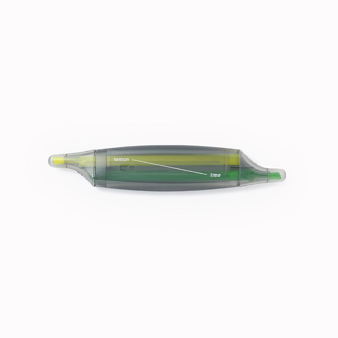 Parallel Highlighter Pen | Lemon+Lime