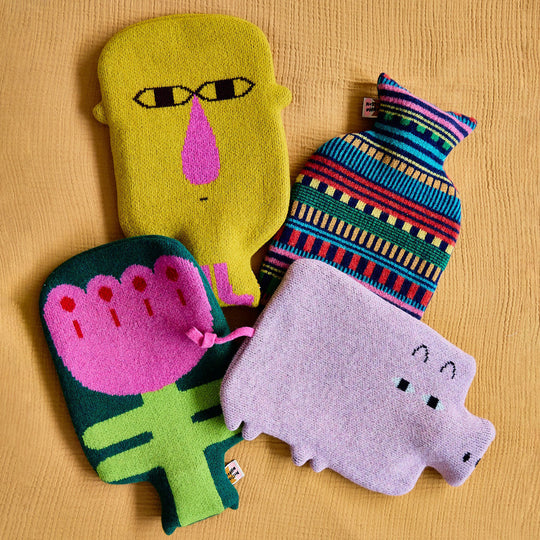 Crafted in Scotland from 100% lambswool, the Parker Hot Water Bottle is not only soft and cuddly but also durable and high-quality. 