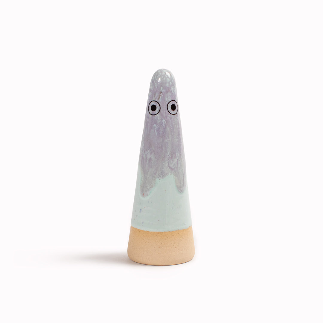 Meet the iconic hand glazed, ceramic Ghost - a personality laden decorative object from Studio Arhoj! Like much of Anders Arhoj's creations, these are inspired by Japanese ceramics but with a Scandinavian twist