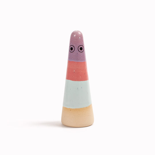 Meet the iconic hand glazed, ceramic Ghost - a personality laden decorative object from Studio Arhoj! Like much of Anders Arhoj's creations, these are inspired by Japanese ceramics but with a Scandinavian twist