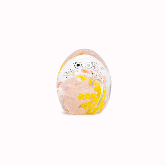 Meet the newest additions to the Studio Arhoj family of colourful characters - a personality laden decorative glass 'Crystal Blob' figurine! Think of these as cousins to Anders Arhoj's ceramic creations. Inspired by Japanese ceramics but with a Scandinavian twist.