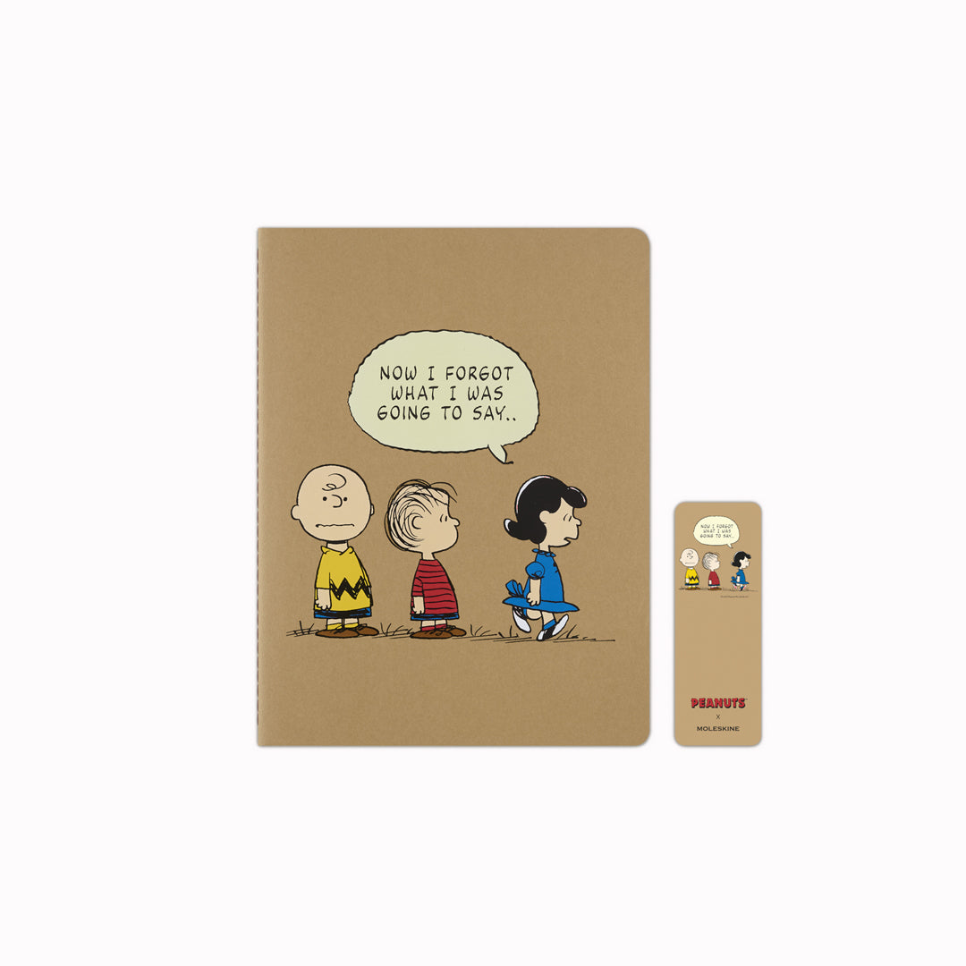 The Classic and Legendary Moleskine's Cahier Journal range, in collaboration with Peanuts. Features character covers and a bookmark.