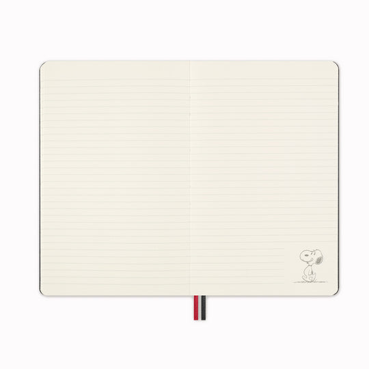 Capture your thoughts, ideas, and sketches with the Peanuts x Moleskine Notebook