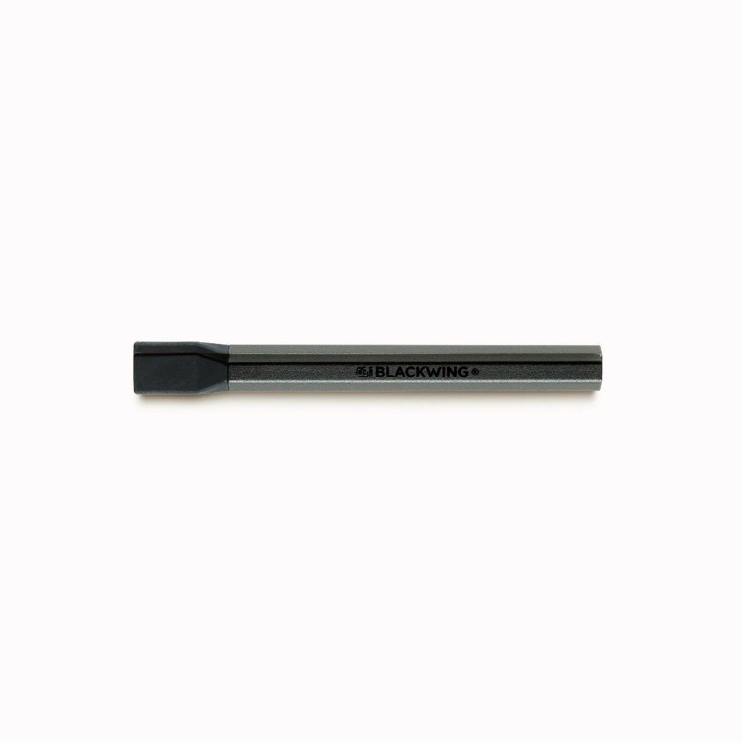 Precision-machined from lightweight aluminium with a rubber tip, to use simply remove the eraser from your Blackwing pencil, and replace using the rubber tip of the Pencil Extender.&nbsp;