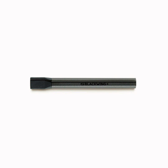 Precision-machined from lightweight aluminium with a rubber tip, to use simply remove the eraser from your Blackwing pencil, and replace using the rubber tip of the Pencil Extender.&nbsp;