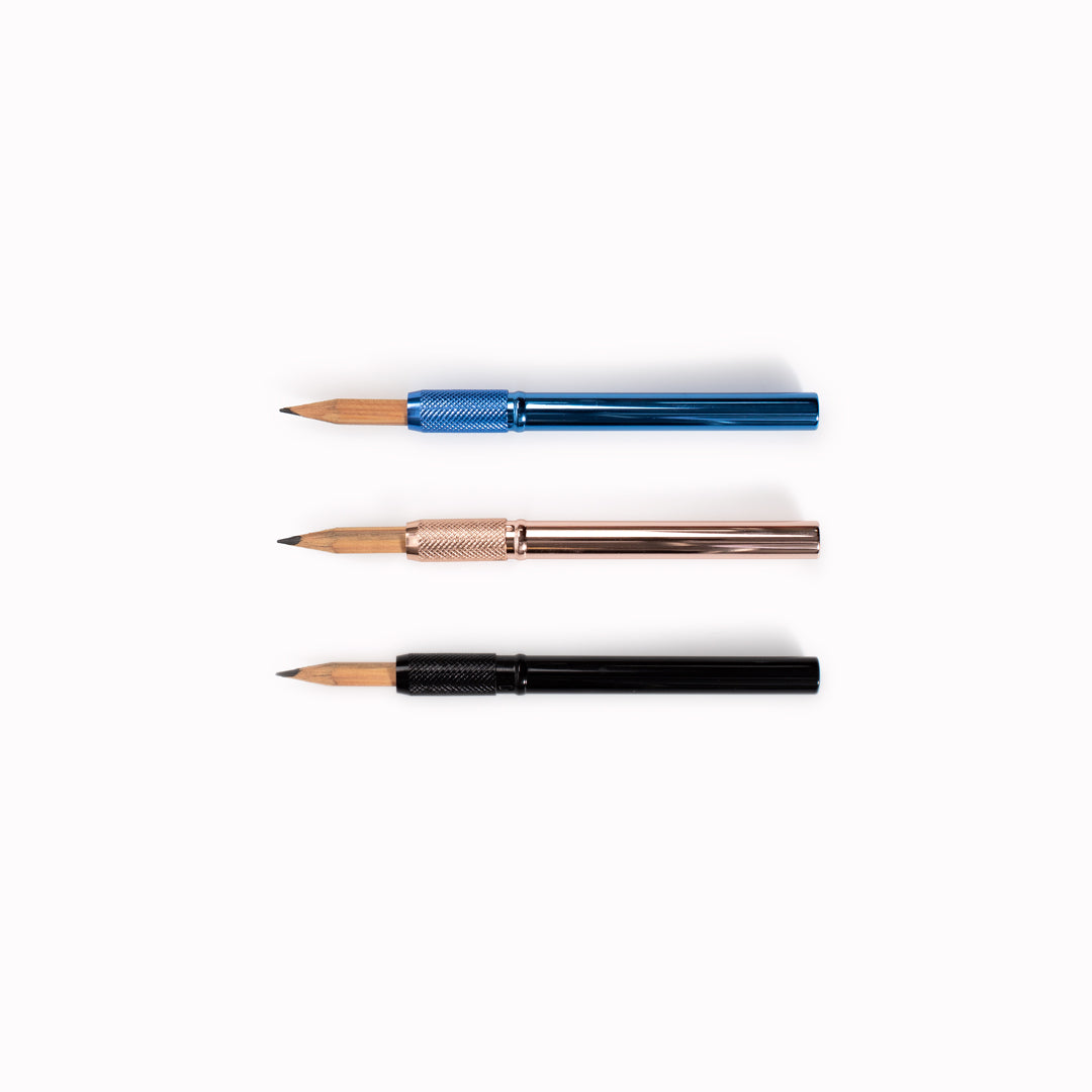 The slim, industrial profile leans more studio than school, with a lightweight aluminium and brass build that’s easy to carry and durable over time.