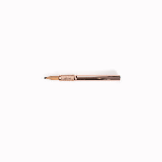 The slim, industrial profile leans more studio than school, with a lightweight aluminium and brass build that’s easy to carry and durable over time.