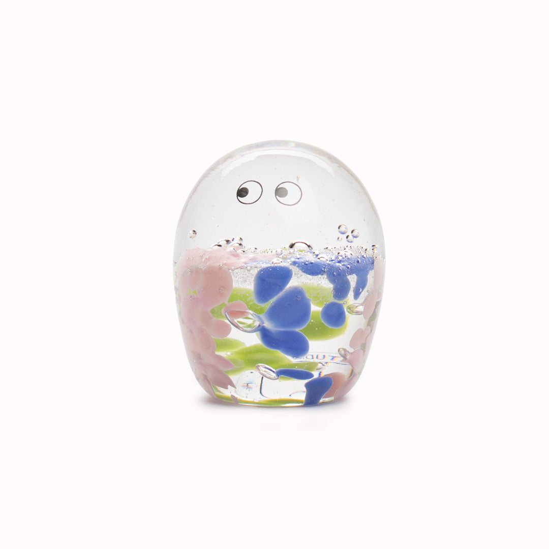 Meet the newest additions to the Studio Arhoj family of colourful characters - a personality laden decorative glass 'Crystal Blob' figurine! Think of these as cousins to Anders Arhoj's ceramic creations. Inspired by Japanese ceramics but with a Scandinavian twist.