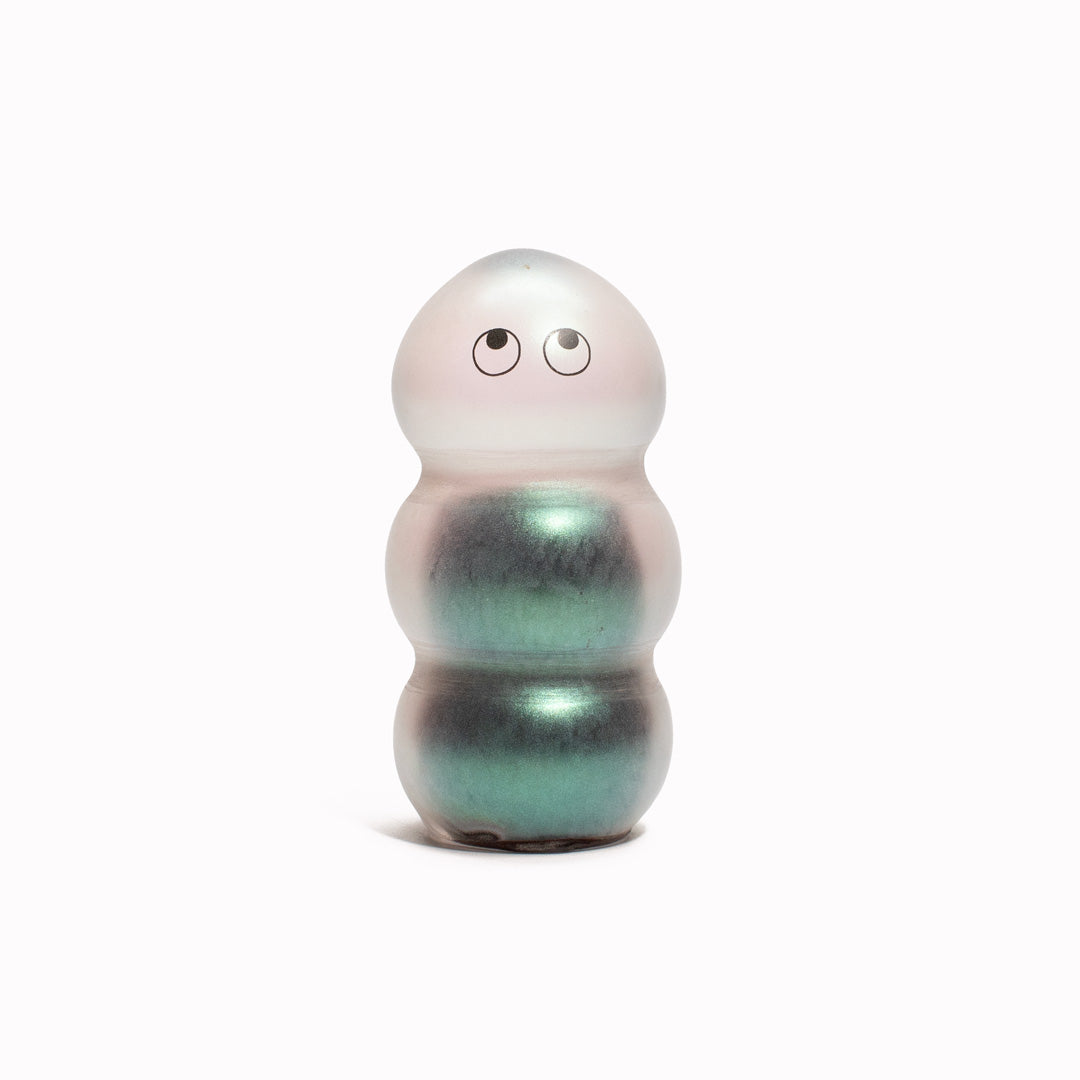 Ridge Crystal Blob | Glass Figurine