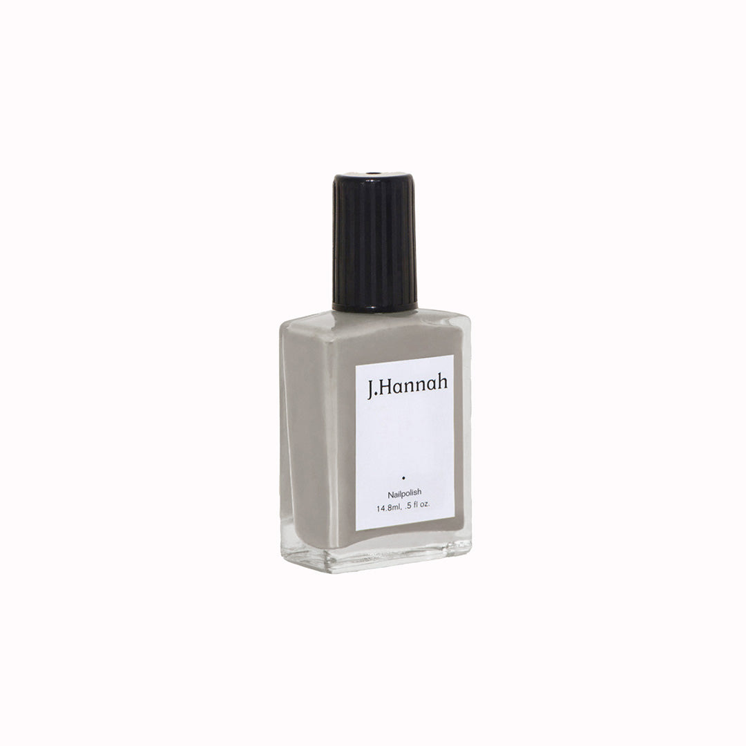 Pewter nail polish by J.Hannah is a beautiful and neutral pale grey shade, offering a touch of colour and adding elegance to your hands.
