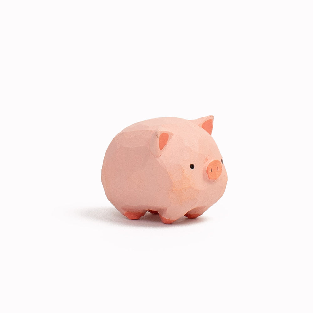 Pig | Handmade Wooden Animal | Small