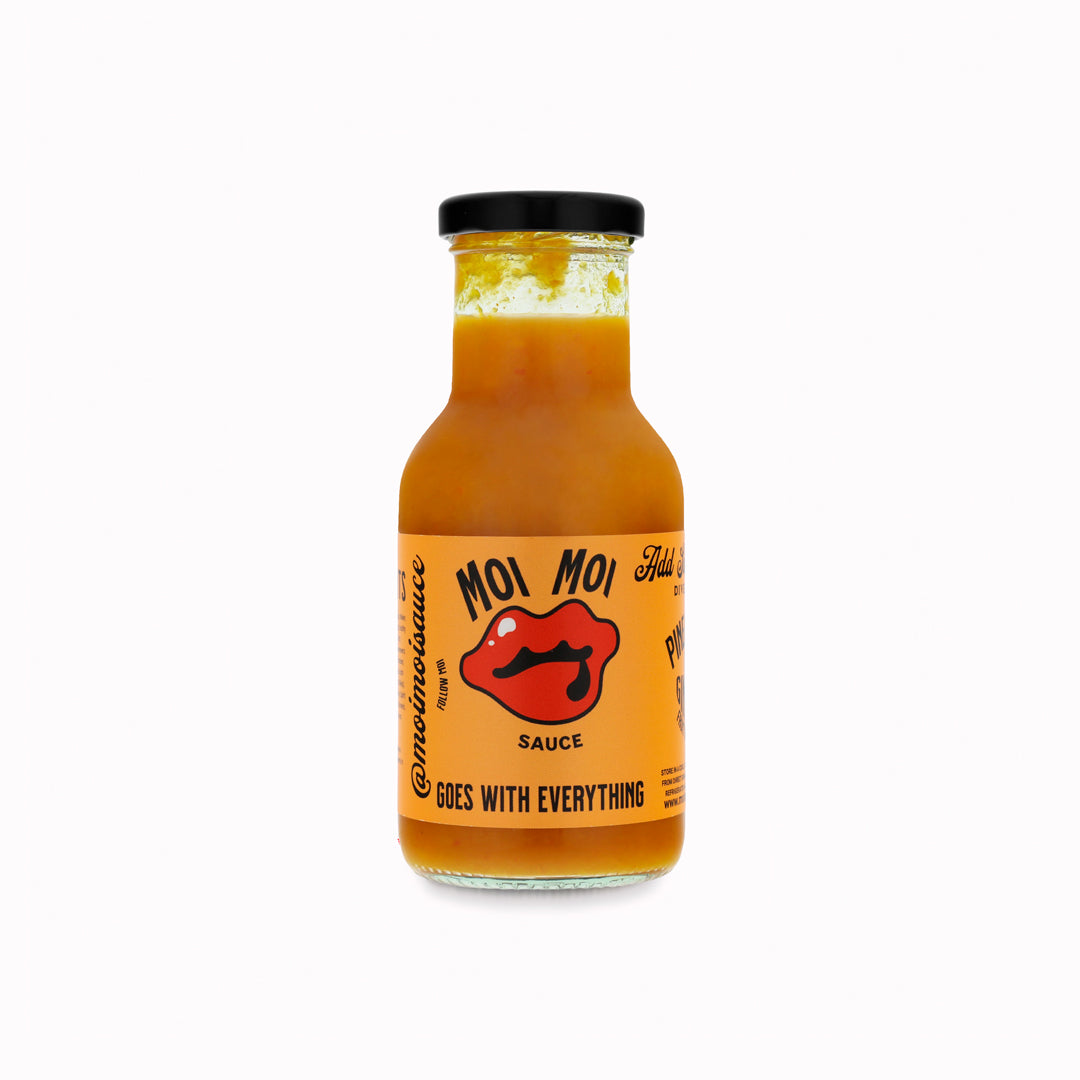 Moi Moi Pineapple &amp; Ginger brings together juicy pineapple and warming ginger for a sauce that’s fruity, tangy and gently fiery.