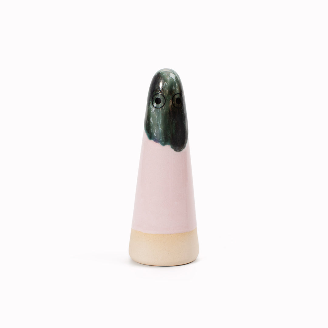 The pink hued Ghosts provides a contemporary ornamental colour punch and personality to your home decor and also doubles as a ring holder.