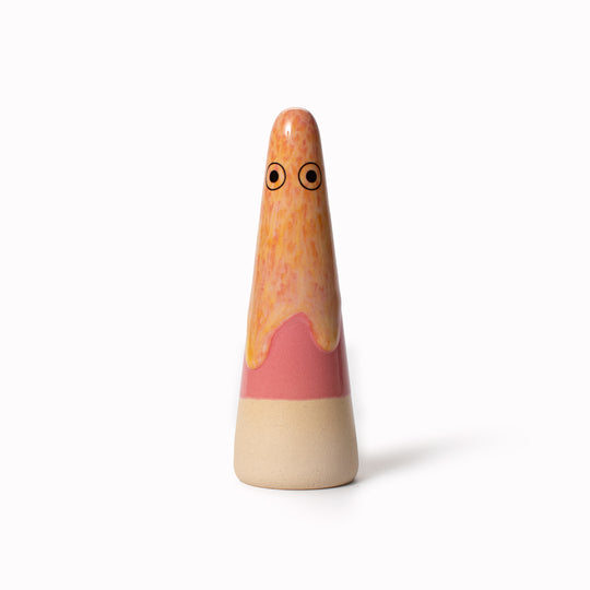 Ghost | Ceramic Figurine | Pink Hues