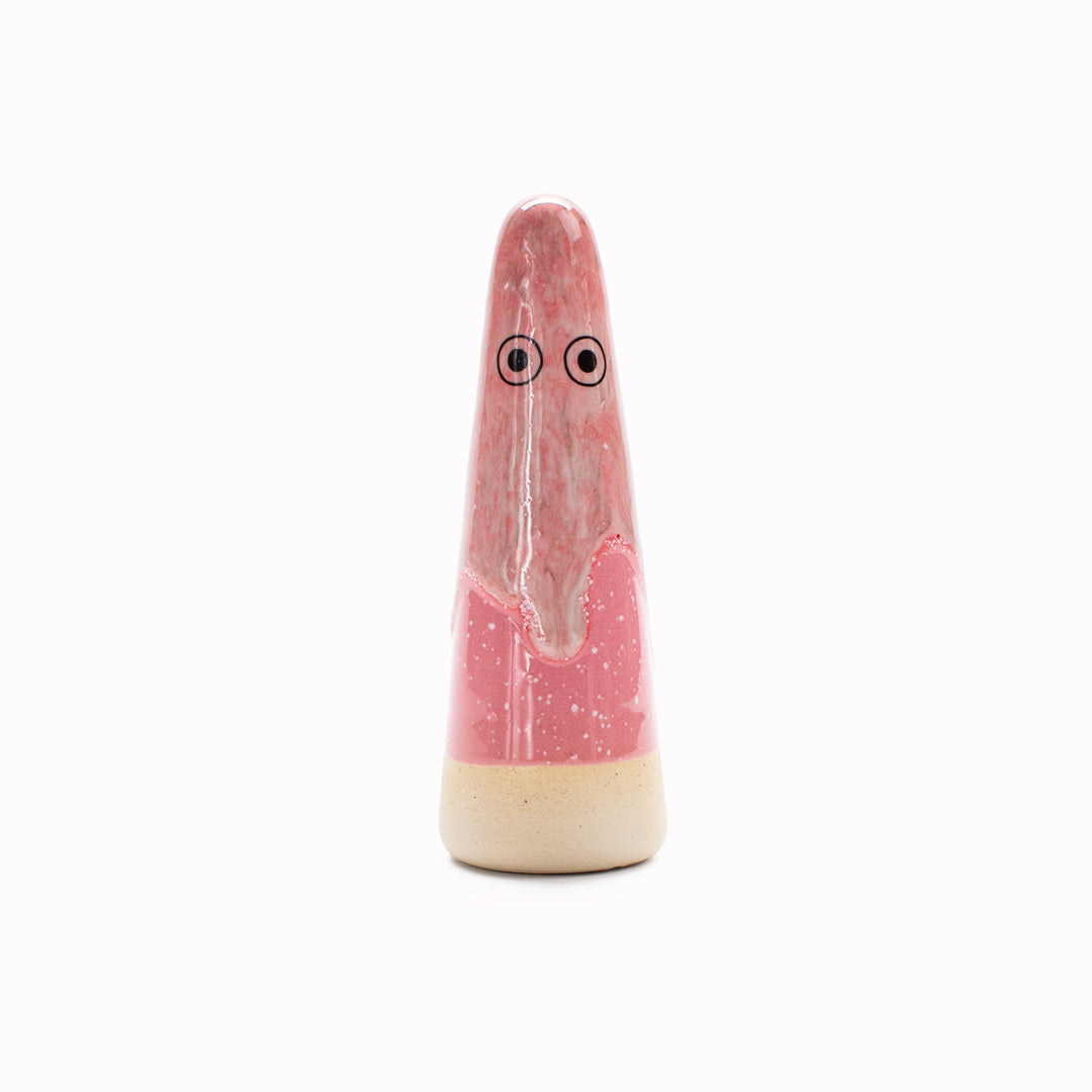 Ghost | Ceramic Figurine | Pink Hues