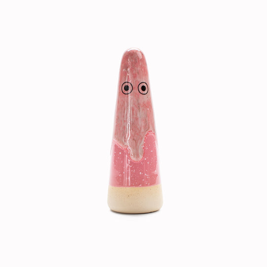 Ghost | Ceramic Figurine | Pink Hues