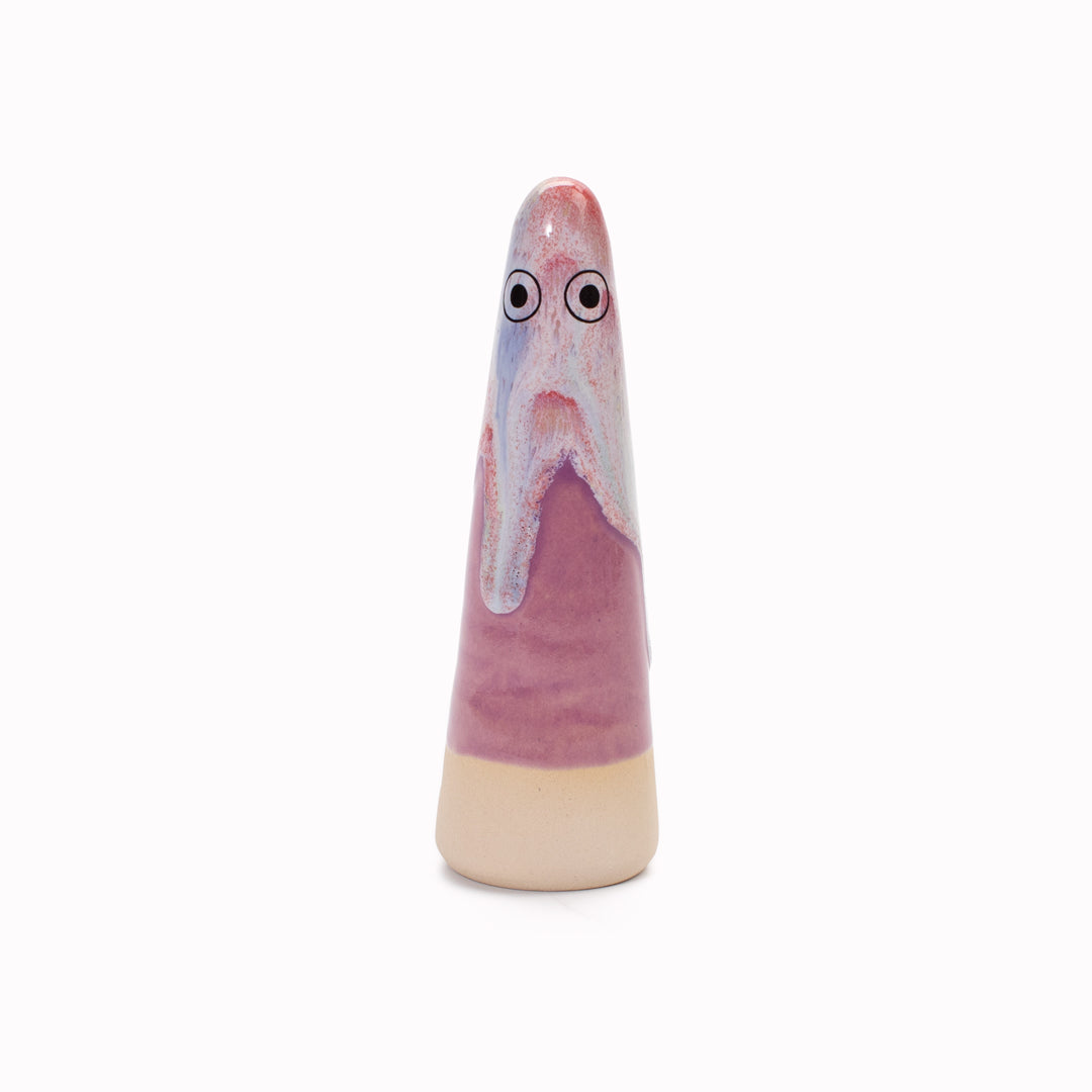 Ghost | Ceramic Figurine | Pink Hues