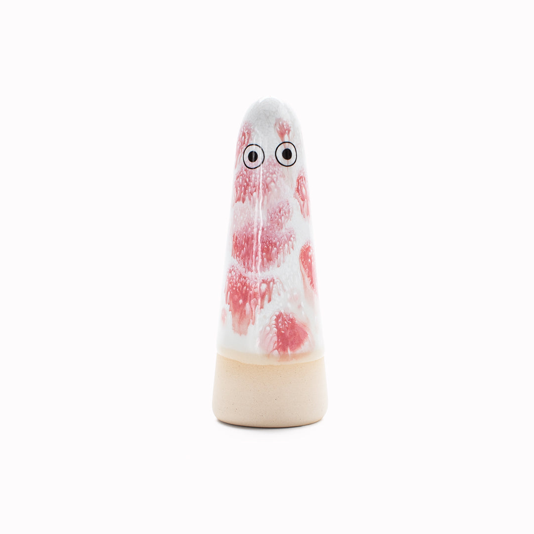 Ghost | Ceramic Figurine | Pink Hues