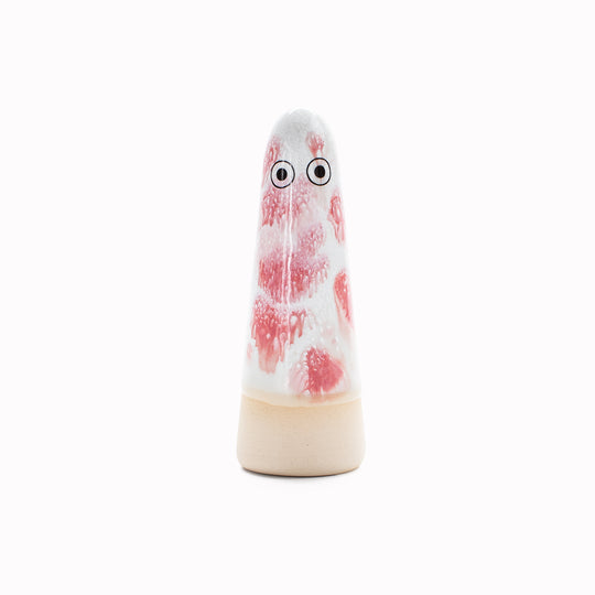 Ghost | Ceramic Figurine | Pink Hues
