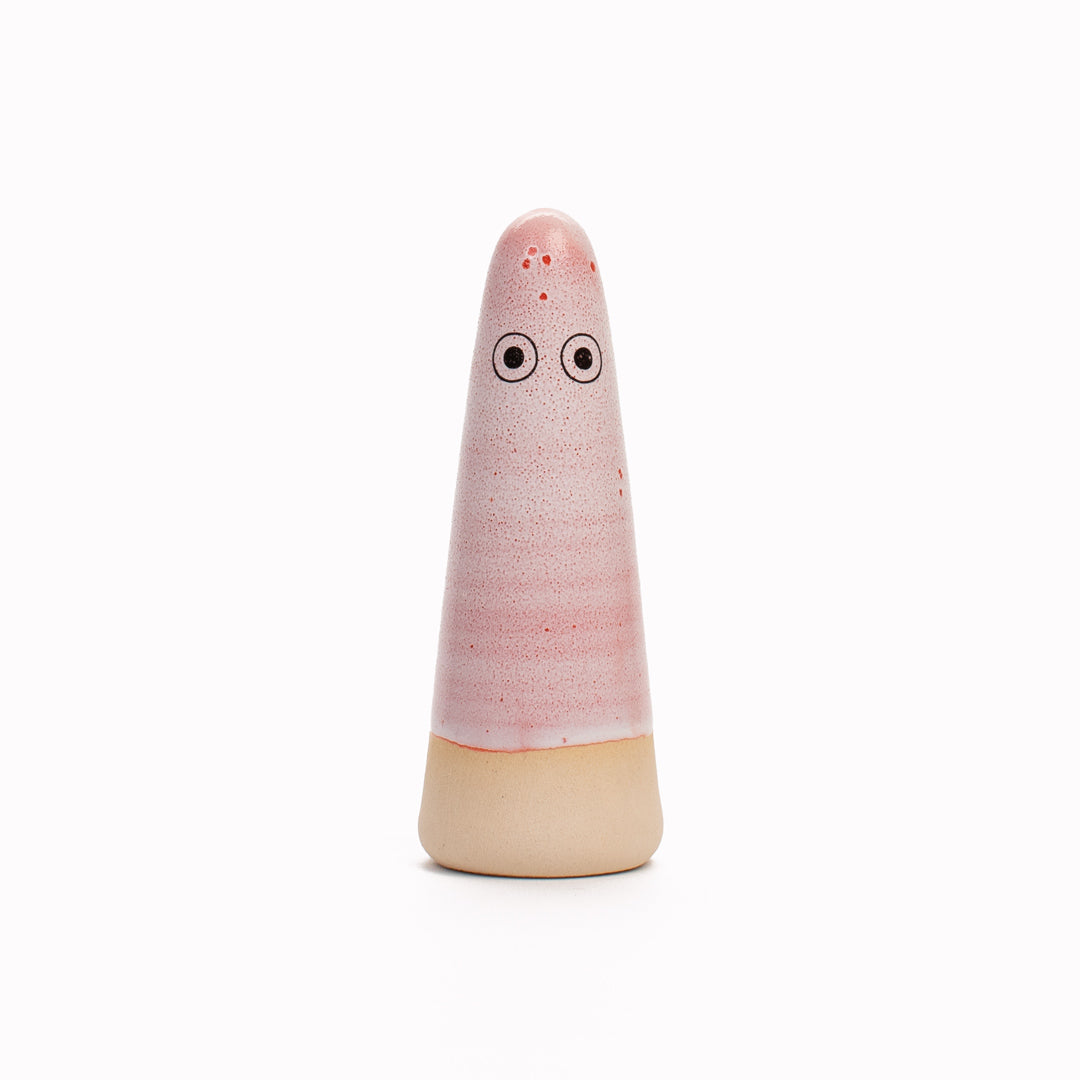 Ghost | Ceramic Figurine | Pink Hues