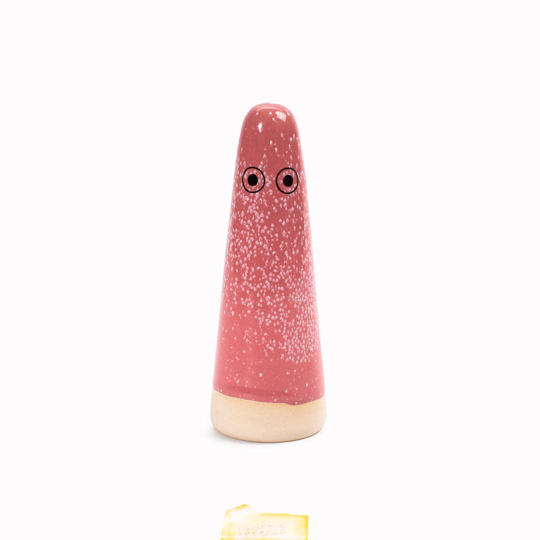Ghost | Ceramic Figurine | Pink Hues