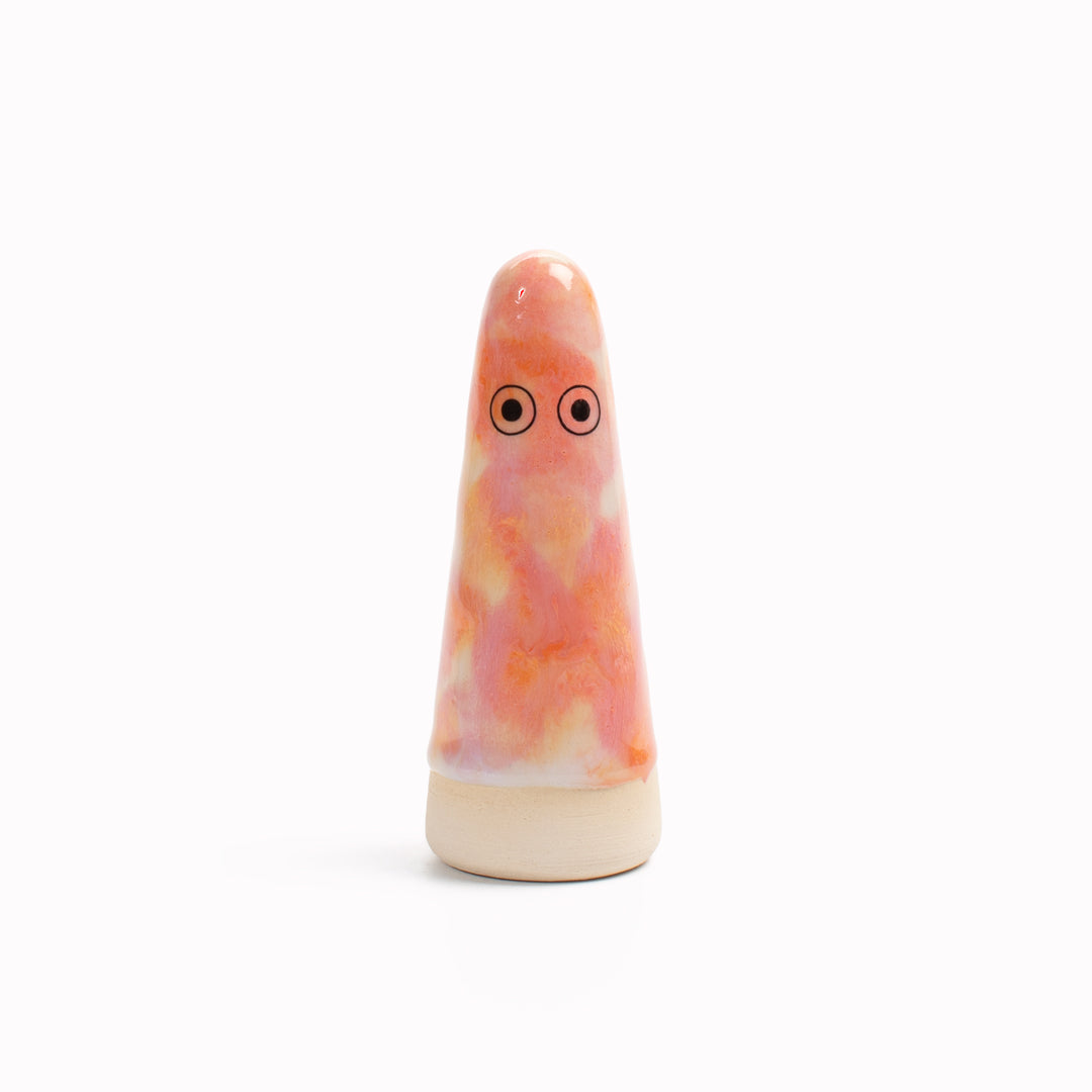 Ghost | Ceramic Figurine | Pink Hues
