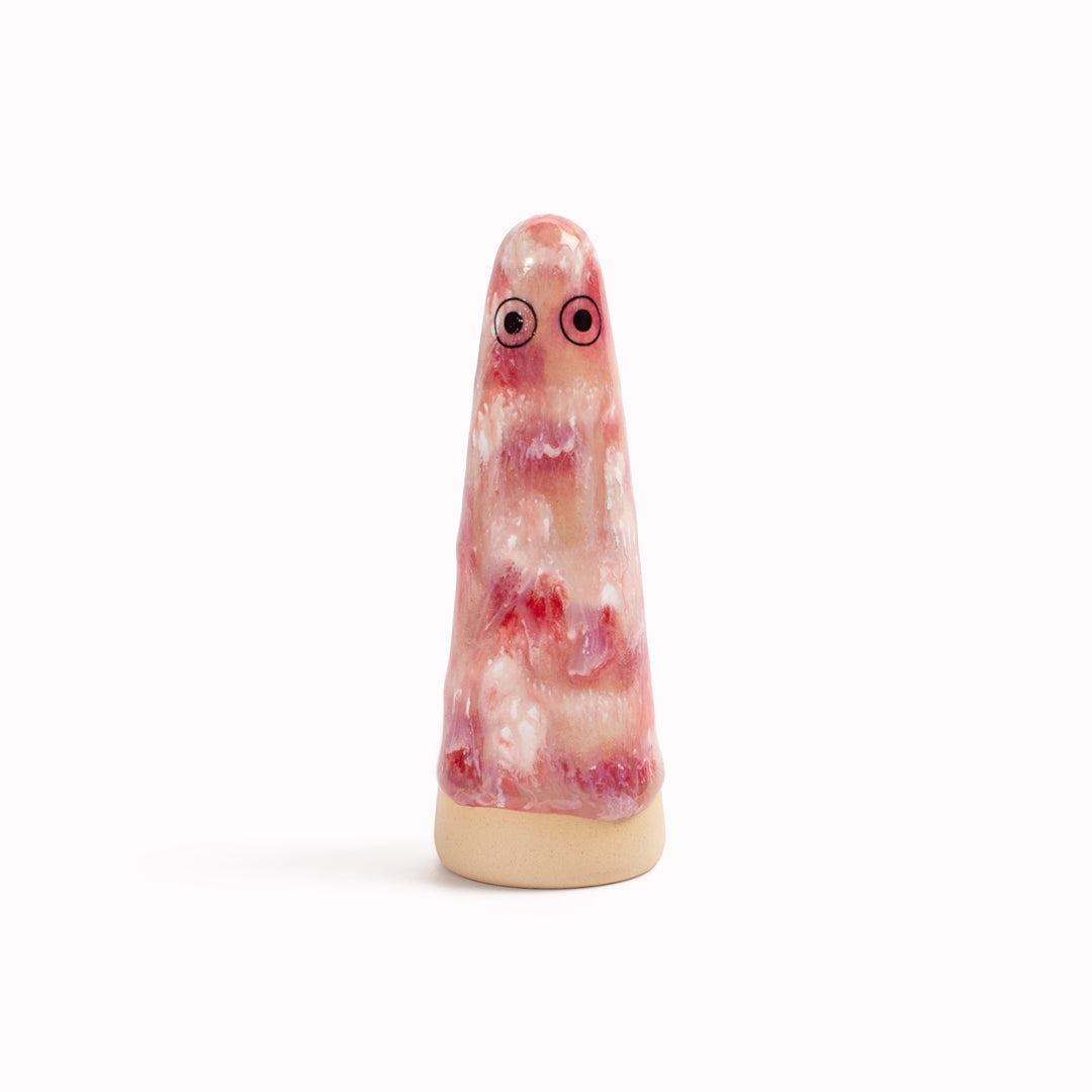 Meet the iconic hand glazed, ceramic Ghost - a personality laden decorative object from Studio Arhoj! Like much of Anders Arhoj's creations, these are inspired by Japanese ceramics but with a Scandinavian twist