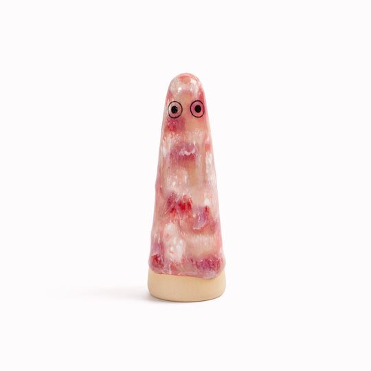 Meet the iconic hand glazed, ceramic Ghost - a personality laden decorative object from Studio Arhoj! Like much of Anders Arhoj's creations, these are inspired by Japanese ceramics but with a Scandinavian twist
