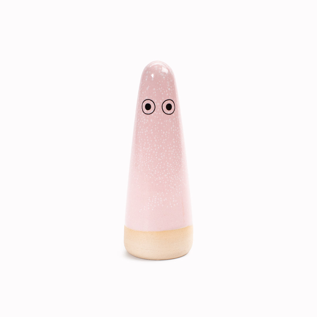 Ghost | Ceramic Figurine | Pink Hues