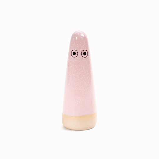 Ghost | Ceramic Figurine | Pink Hues
