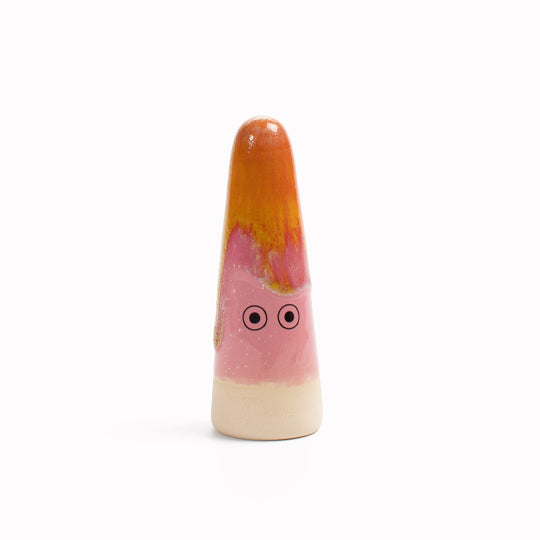 Ghost | Ceramic Figurine | Pink Hues