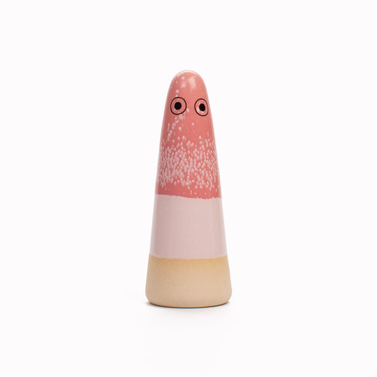 Ghost | Ceramic Figurine | Pink Hues