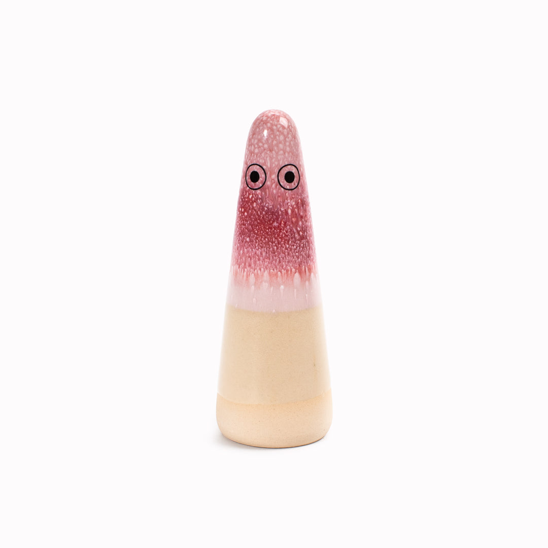 Ghost | Ceramic Figurine | Pink Hues