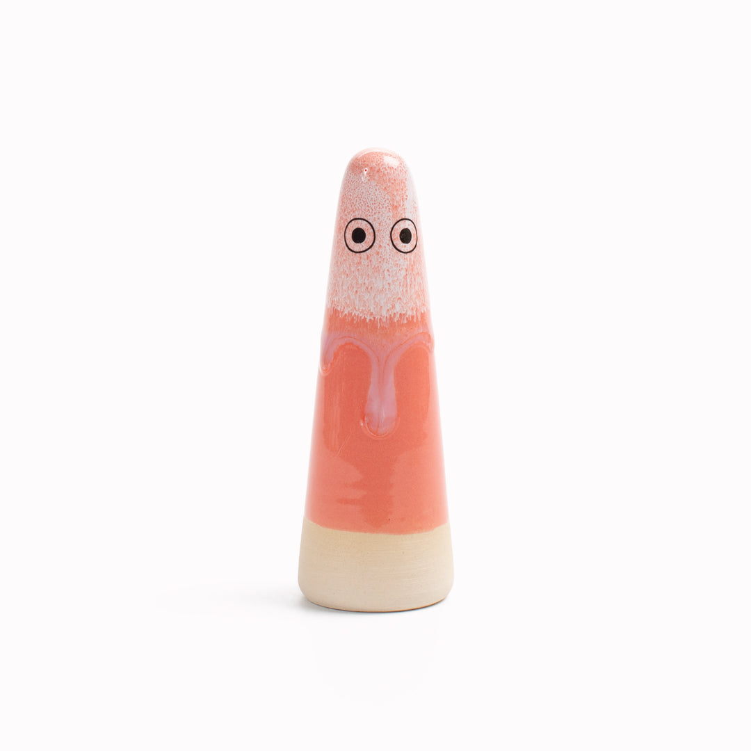 Ghost | Ceramic Figurine | Pink Hues