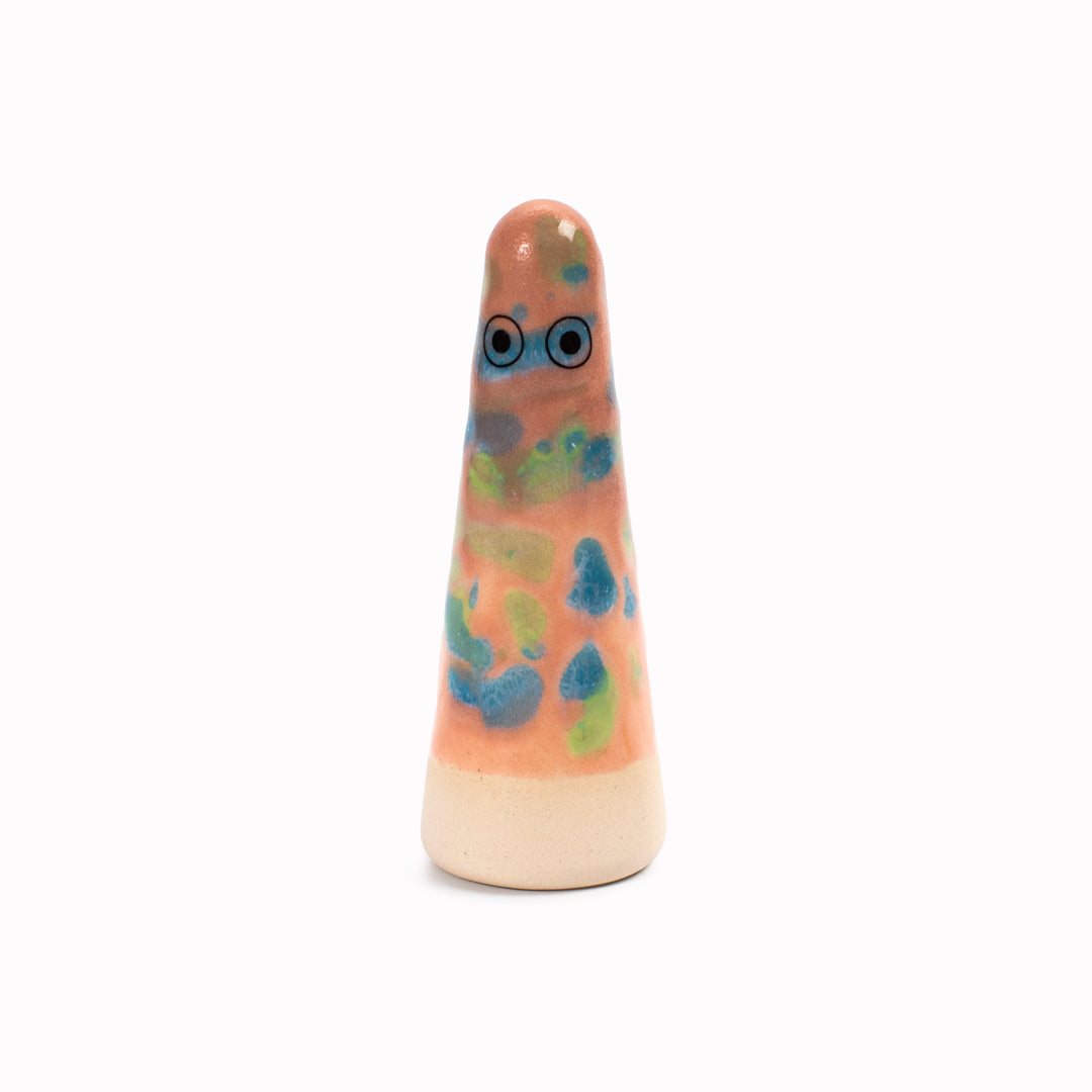 Ghost | Ceramic Figurine | Pink Hues