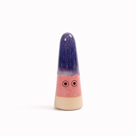Meet the iconic hand glazed, ceramic Ghost - a personality laden decorative object from Studio Arhoj! Like much of Anders Arhoj's creations, these are inspired by Japanese ceramics but with a Scandinavian twist