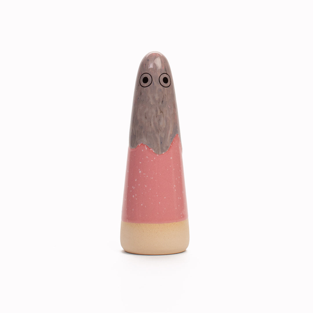 Ghost | Ceramic Figurine | Pink Hues