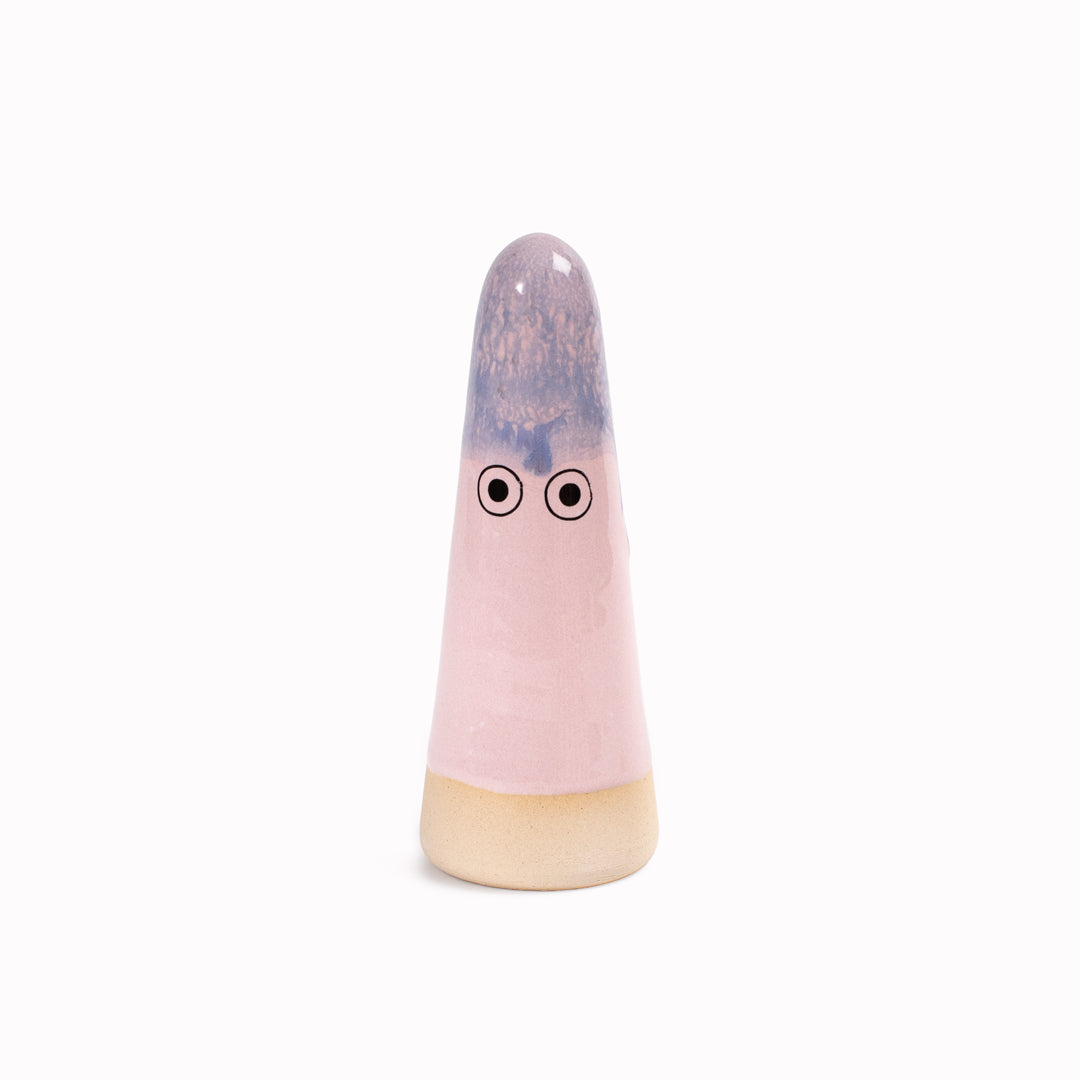 Ghost | Ceramic Figurine | Pink Hues