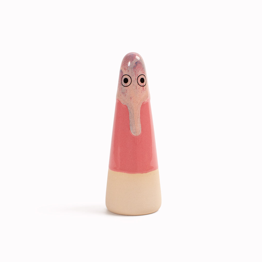 Meet the iconic hand glazed, ceramic Ghost - a personality laden decorative object from Studio Arhoj! Like much of Anders Arhoj's creations, these are inspired by Japanese ceramics but with a Scandinavian twist