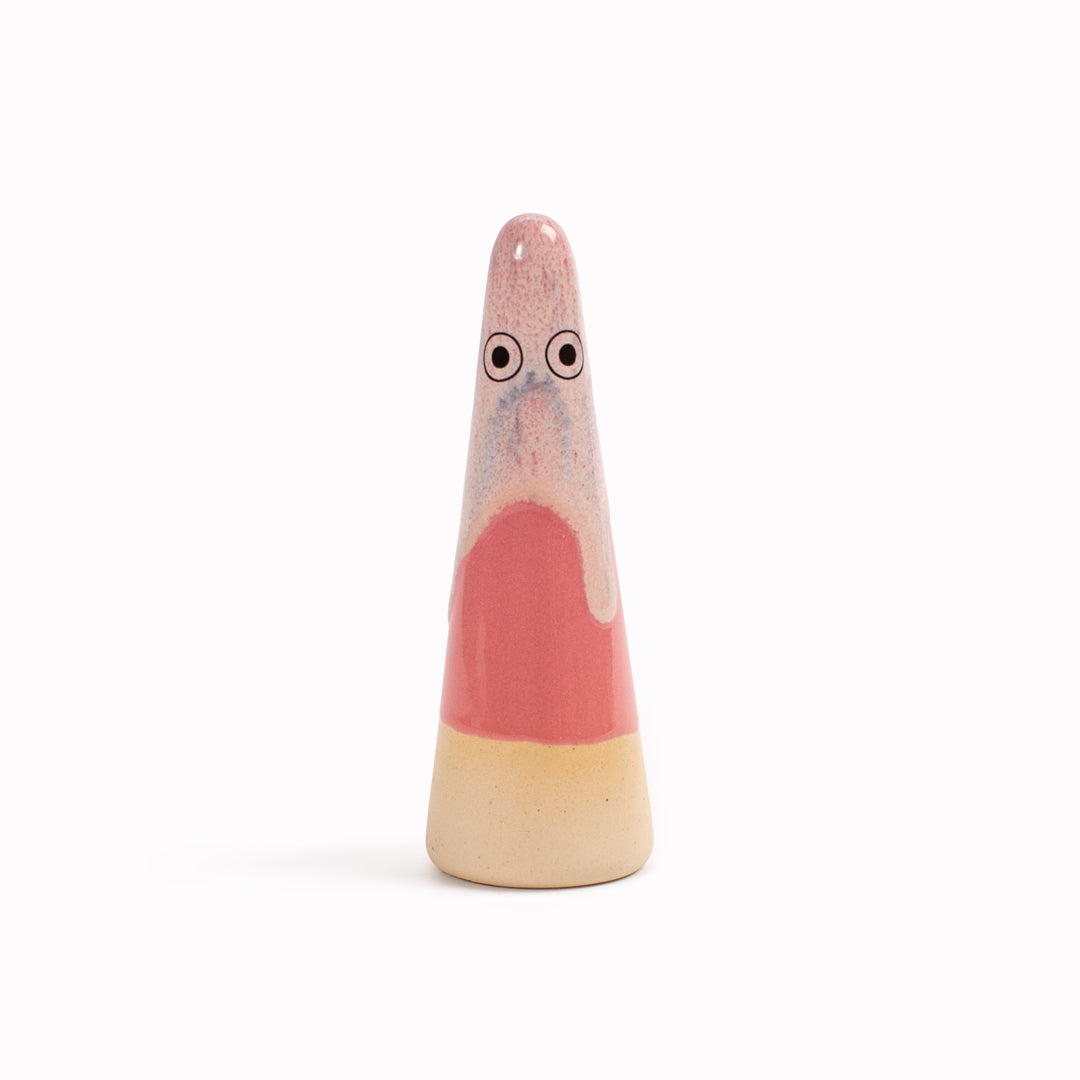 Meet the iconic hand glazed, ceramic Ghost - a personality laden decorative object from Studio Arhoj! Like much of Anders Arhoj's creations, these are inspired by Japanese ceramics but with a Scandinavian twist
