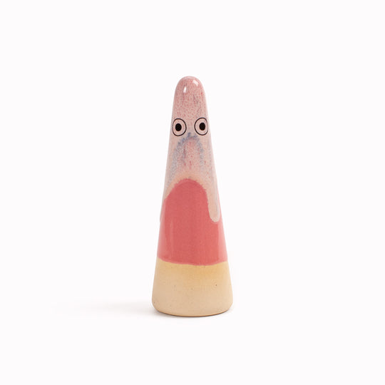 Meet the iconic hand glazed, ceramic Ghost - a personality laden decorative object from Studio Arhoj! Like much of Anders Arhoj's creations, these are inspired by Japanese ceramics but with a Scandinavian twist