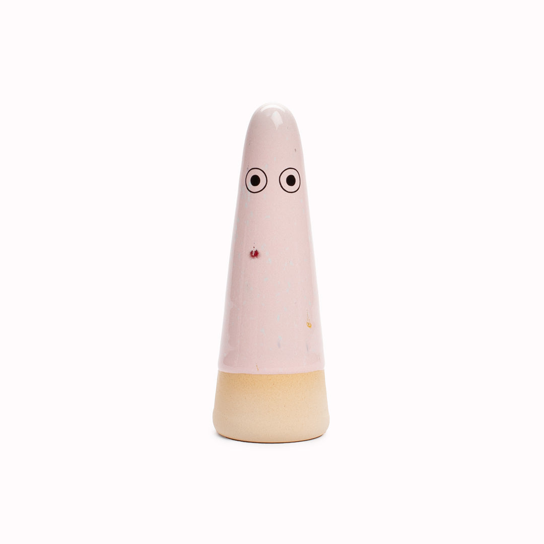 Ghost | Ceramic Figurine | Pink Hues