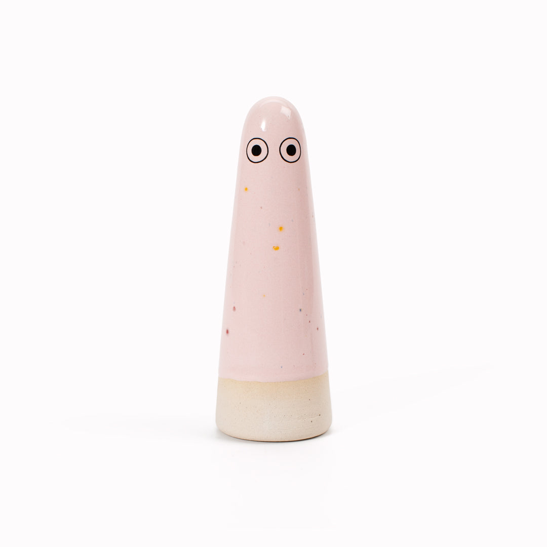 The pink hued Ghosts provides a contemporary ornamental colour punch and personality to your home decor and also doubles as a ring holder.